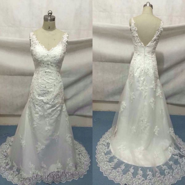 real ps elegant ivory v-neck sleeveless open back long a-line beaded lace wedding dress with zipper floor length bridal gown, White
real ps elegant ivory v-neck sleeveless open back long a-line beaded lace wedding dress with zipper floor length bridal gown, White