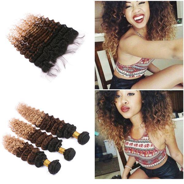 deep wave 1b 4 27 human hair 3 bundles with lace frontal ear to ear lace frontal with ombre deep curly hair extension, Black;brown
deep wave 1b 4 27 human hair 3 bundles with lace frontal ear to ear lace frontal with ombre deep curly hair extension, Black;brown