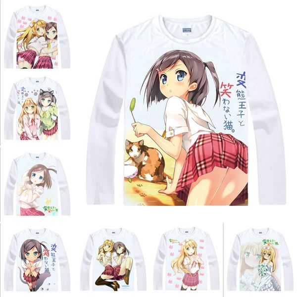 japanese anime shirt the hentai prince and the stony cat t-shirts multi-style long sleeve tsukiko tsutsukakushi cosplay costume kawaii gift, White;black
japanese anime shirt the hentai prince and the stony cat t-shirts multi-style long sleeve tsukiko tsutsukakushi cosplay costume kawaii gift, White;black