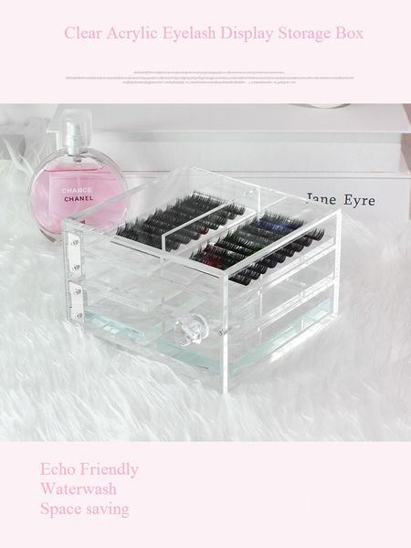 crystal clear acrylic, deluxe deep drawer eyelash storage. 6 tiers eyelash display box echo friendly space saving eyelash organizer
crystal clear acrylic, deluxe deep drawer eyelash storage. 6 tiers eyelash display box echo friendly space saving eyelash organizer