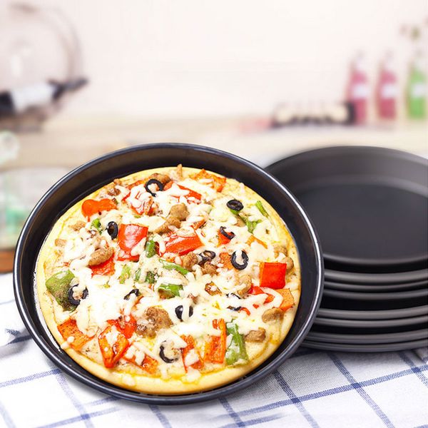 wholesale- ezlife metal bakeware pizza pans with non-stick surface professional dish for pizza pie home&pizza shope baking tool gf244
wholesale- ezlife metal bakeware pizza pans with non-stick surface professional dish for pizza pie home&pizza shope baking tool gf244