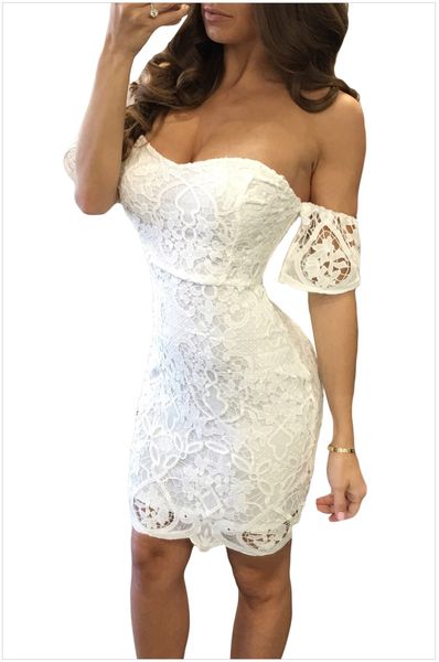 women's lace off shoulder strapless short sleeve clubwear dress vestidos size: l dlm220026, Black;gray
women's lace off shoulder strapless short sleeve clubwear dress vestidos size: l dlm220026, Black;gray