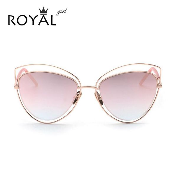 wholesale-royal girl brand designer cat eye sunglasses women alloy frame reflective sun glasses oculos de sol feminino uv400 ss492, White;black
wholesale-royal girl brand designer cat eye sunglasses women alloy frame reflective sun glasses oculos de sol feminino uv400 ss492, White;black