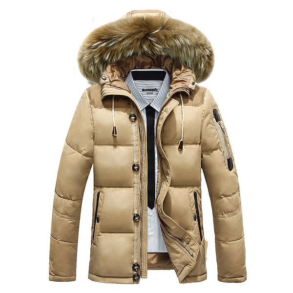 wholesale- 2016 down parka men winter jackets warm outwear fur hooded coats casual mens winter parka warm overcoat duck down jackets coats, Black
wholesale- 2016 down parka men winter jackets warm outwear fur hooded coats casual mens winter parka warm overcoat duck down jackets coats, Black