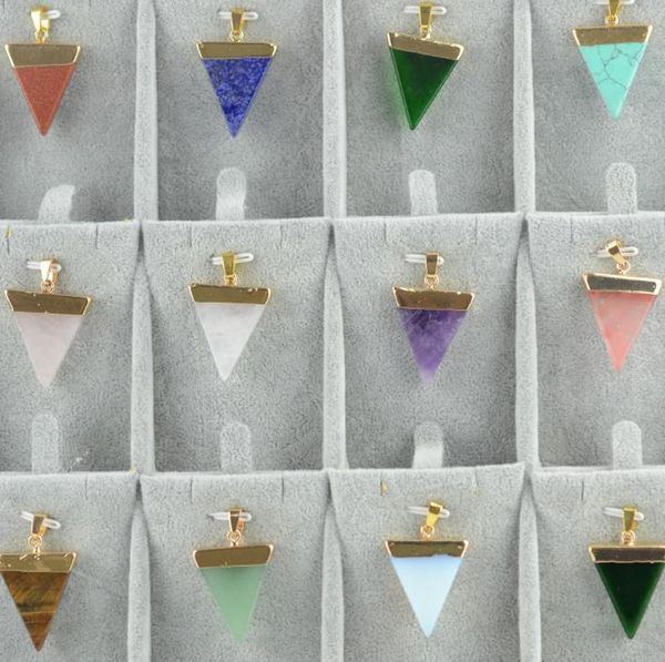 kite nature stone pendant, durzy gold plated triangle quadrihedron, 12 colors, cute gift , and hign quality, Silver
kite nature stone pendant, durzy gold plated triangle quadrihedron, 12 colors, cute gift , and hign quality, Silver