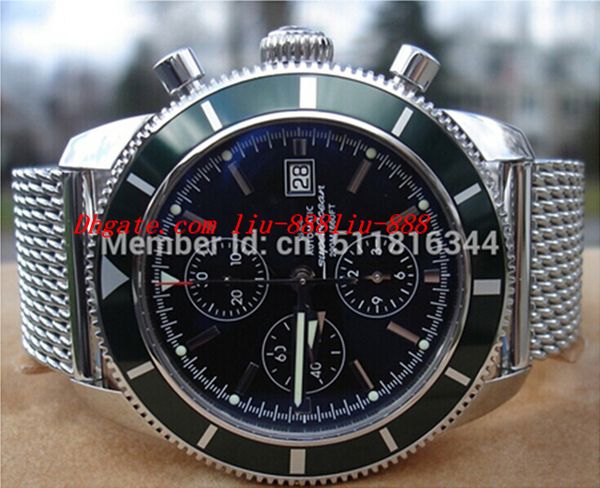 Original Box Luxury Watches Wristwatch 46mm A13320 Ocean Stainless Chronograph Mens Watch Men Watches