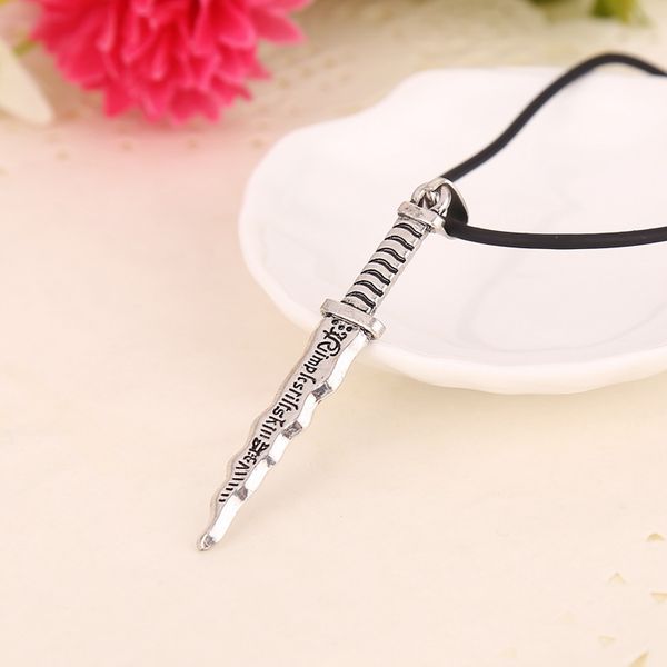 wholesale-snow white necklace vintage once upon a time dwarf rumpelstiltskin dagger pendant jewelry for men and women wholesale, Silver
wholesale-snow white necklace vintage once upon a time dwarf rumpelstiltskin dagger pendant jewelry for men and women wholesale, Silver