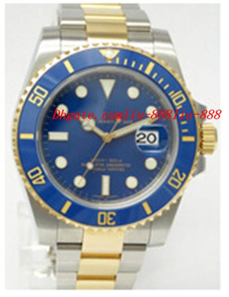Top Quality Luxury Wristwatch Sapphire Ceramic 40mm Datum 116613 Bezel Blue Dial Automatic Sport Mens Watch Men's Wrist Watches