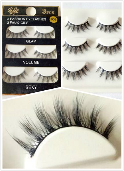 3 pairs false eyelashes natural long eye lashes makeup professional handmade faux eyelash winged fake lashes wispies delivery
3 pairs false eyelashes natural long eye lashes makeup professional handmade faux eyelash winged fake lashes wispies delivery