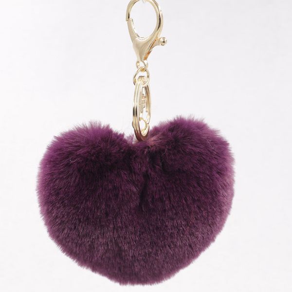 new fashion faux rex rabbit fur pom heart key chain for women bag car keychains lovers key ring jewelry ing, Silver
new fashion faux rex rabbit fur pom heart key chain for women bag car keychains lovers key ring jewelry ing, Silver