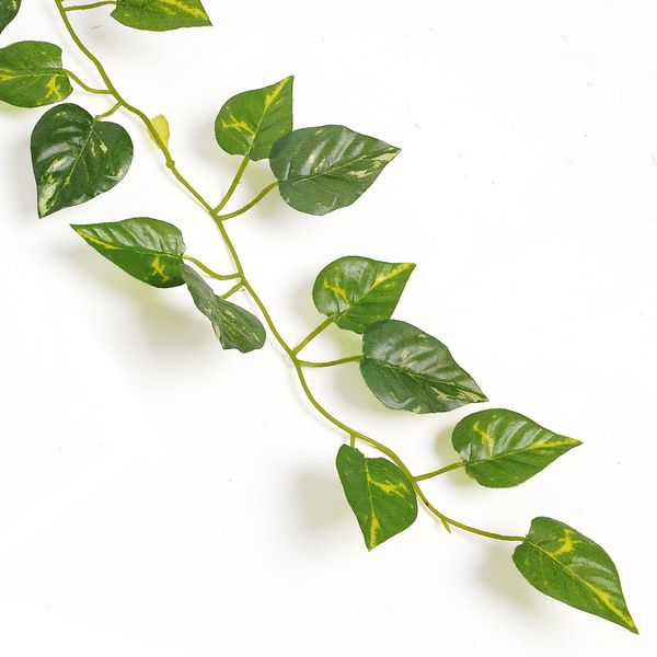 

wholesale- 2m artificial ivy leaf garland plants vine fake foliage flowers home decor plastic artificial flower rattan evergreen cirrus