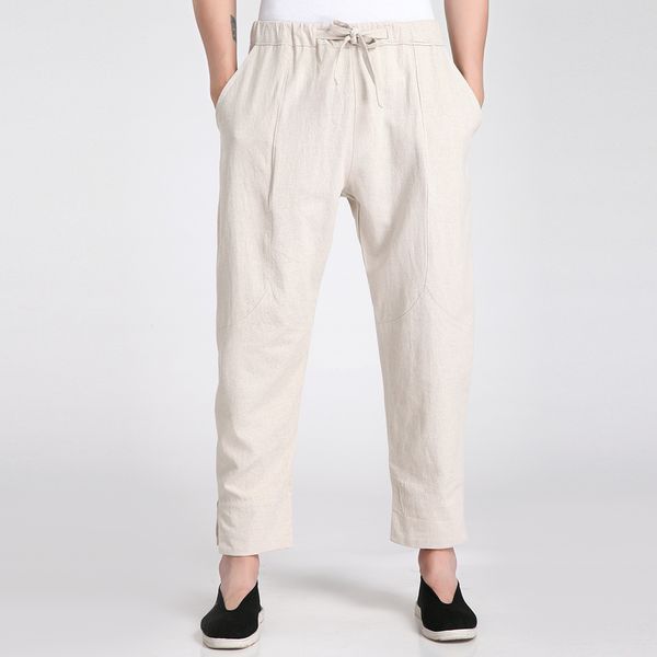 wholesale- chinese men's cotton linen pants 2017 new style elastic waist leisure wu shu trousers s m xl xxl xxxl 2606-1, Black
wholesale- chinese men's cotton linen pants 2017 new style elastic waist leisure wu shu trousers s m xl xxl xxxl 2606-1, Black