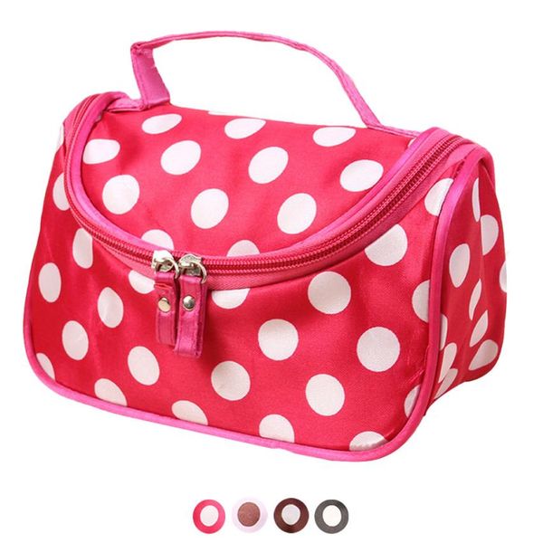 wholesale- xiniu cosmetic bag women 4 color polka dot flip double zipper ladies hand bags makeup bag organizer maleta de maquiagem#0
wholesale- xiniu cosmetic bag women 4 color polka dot flip double zipper ladies hand bags makeup bag organizer maleta de maquiagem#0