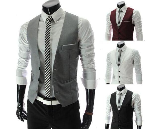 2017 korean fashion men's clothing clothes fashion men slim v-neck vest men's vest casual slim mens vest, Black;white
2017 korean fashion men's clothing clothes fashion men slim v-neck vest men's vest casual slim mens vest, Black;white