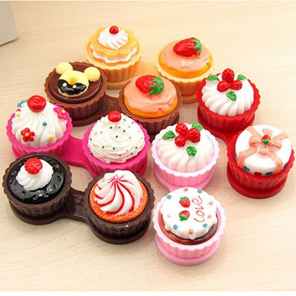 60pcs portable cartoon cute cream cake travel glasses contact lenses box contact lens case for eyes care kit holder container
60pcs portable cartoon cute cream cake travel glasses contact lenses box contact lens case for eyes care kit holder container