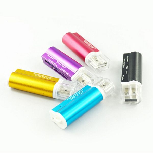 500pcs lighter shaped all in one usb 2.0 multi memory card reader for micro sd/tf m2 mmc sdhc ms dhl
500pcs lighter shaped all in one usb 2.0 multi memory card reader for micro sd/tf m2 mmc sdhc ms dhl