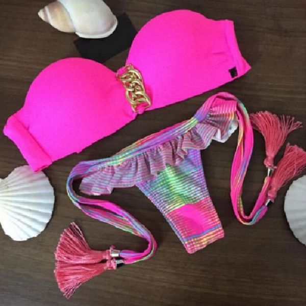 2017 Candy Color Women Bikini Sexy Bathing Suit Brazilian Swimwear Push Up Swimsuit Biquini Swimming Suit For Women Free Shipping
2017 Candy Color Women Bikini Sexy Bathing Suit Brazilian Swimwear Push Up Swimsuit Biquini Swimming Suit For Women Free Shipping