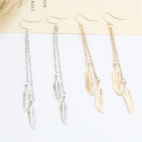 2021 dangle earrings alloy feather long eaarrings gold silver color earrings for women anniversary gift
2021 dangle earrings alloy feather long eaarrings gold silver color earrings for women anniversary gift