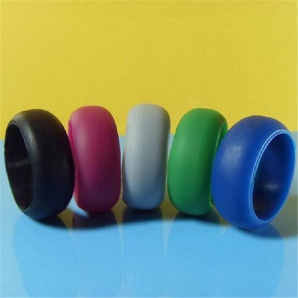 men women silicone wedding ring black band rings for sports enthusiast wholesale active men dhl christmas gift, Silver
men women silicone wedding ring black band rings for sports enthusiast wholesale active men dhl christmas gift, Silver