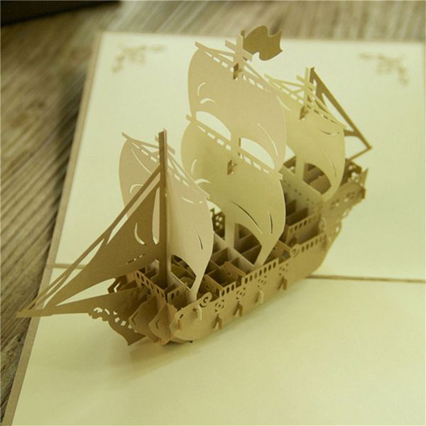 perfect 3d pop up vintage sailing boat design christmas new year greeting card hollow folding birthday card kirigami postcard
perfect 3d pop up vintage sailing boat design christmas new year greeting card hollow folding birthday card kirigami postcard