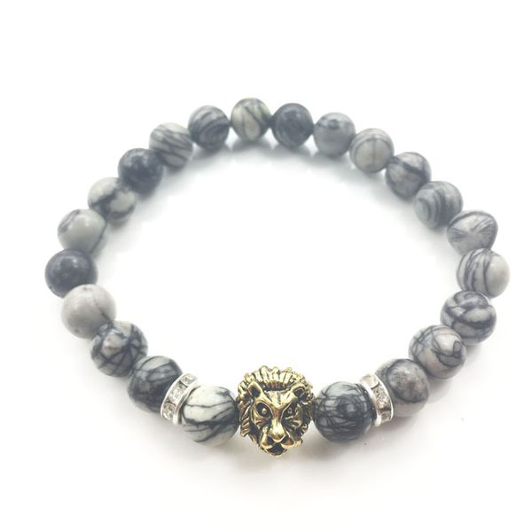 new natural stone elastic charm bracelets lion head beads charms bracelet prayer beads bracelet handmade diffuser jewelry hot, Black
new natural stone elastic charm bracelets lion head beads charms bracelet prayer beads bracelet handmade diffuser jewelry hot, Black