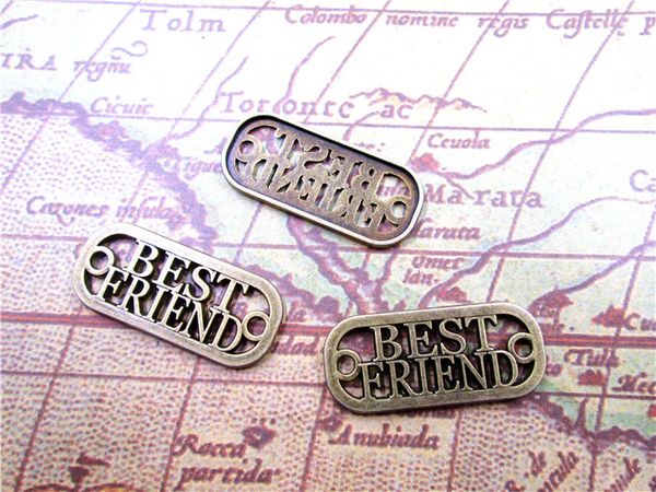 30pcs--friend charms,antique bronze friend charm pendant, connector,35x16mm, Bronze;silver
30pcs--friend charms,antique bronze friend charm pendant, connector,35x16mm, Bronze;silver