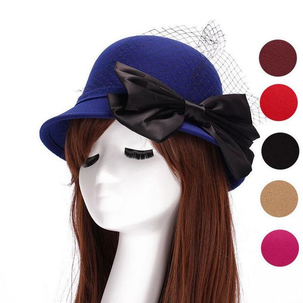 skeleton silk big bowknot hat rings & wintergrass women 's hats fashion imitation wool felt hat ceremony cap emb033, Blue;gray
skeleton silk big bowknot hat rings & wintergrass women 's hats fashion imitation wool felt hat ceremony cap emb033, Blue;gray