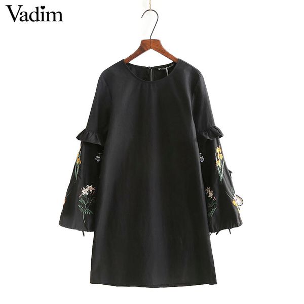 wholesale- women vintage flower embroidery a-line dress ruffles long sleeve o-neck ladies summer casual streetwear dresses vestidos qz2824, White;black
wholesale- women vintage flower embroidery a-line dress ruffles long sleeve o-neck ladies summer casual streetwear dresses vestidos qz2824, White;black