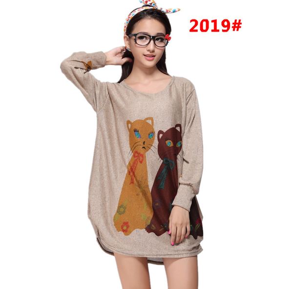 wholesale- cartoon cat pattern knitted dress women full sleeve mini dresses new 2014 autumn & winter thicked clothing wholesale promotion, White;black
wholesale- cartoon cat pattern knitted dress women full sleeve mini dresses new 2014 autumn & winter thicked clothing wholesale promotion, White;black