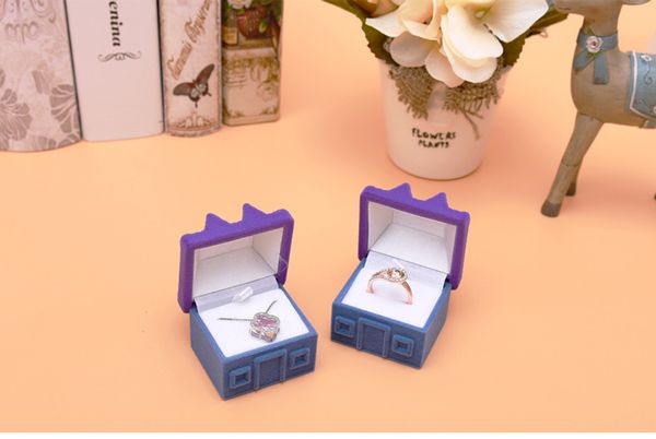 simple seven cute blue purple house ring box plastic flocking necklace display ear studs case jewerly container, Black;white
simple seven cute blue purple house ring box plastic flocking necklace display ear studs case jewerly container, Black;white
