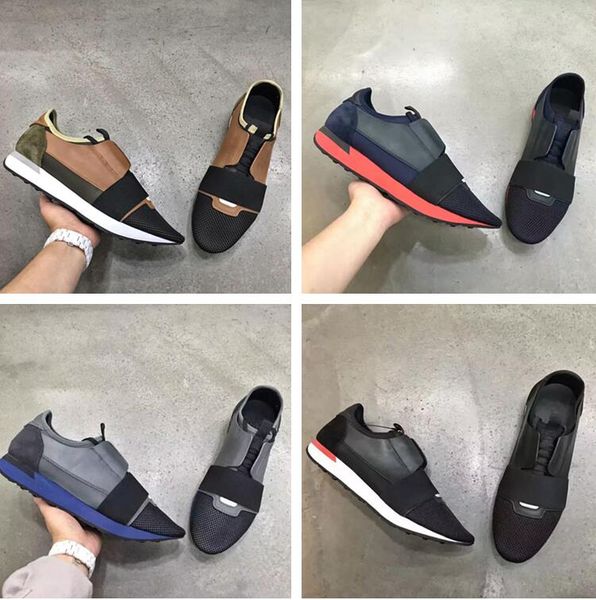 Name Brand Mixed Colors Casual Shoe Man Woman Race Runner Shoes Flat Fashion Designer Low Cut Patchwork Leather Mesh Cheap Sneaker Size 46
Name Brand Mixed Colors Casual Shoe Man Woman Race Runner Shoes Flat Fashion Designer Low Cut Patchwork Leather Mesh Cheap Sneaker Size 46