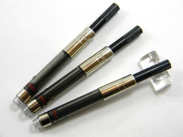 3pcs good quality parker fountain pen pump cartidges converter pen refill, Blue;orange
3pcs good quality parker fountain pen pump cartidges converter pen refill, Blue;orange