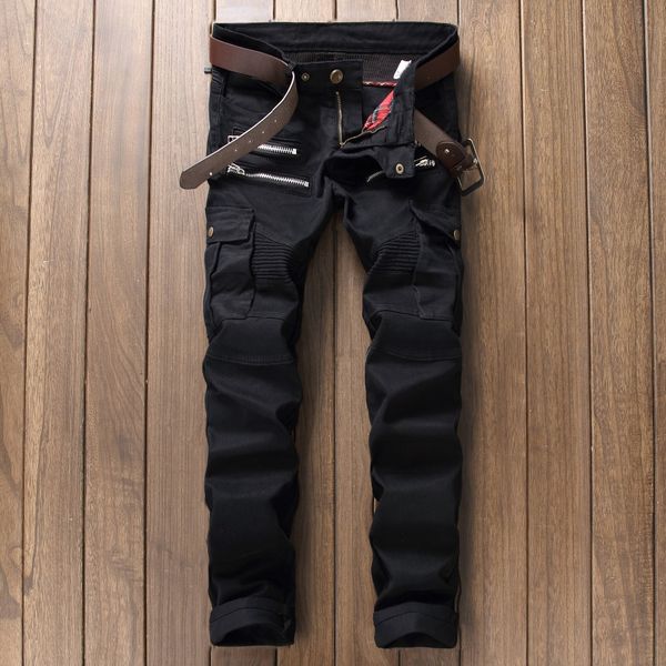 wholesale- fashion brand ripped straight denim jeans men pants cotton robin slim skinny men's biker jeans 2017 zipper jeans men, Blue
wholesale- fashion brand ripped straight denim jeans men pants cotton robin slim skinny men's biker jeans 2017 zipper jeans men, Blue