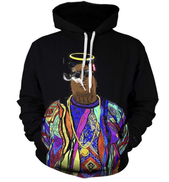 новые модные женские / мужские biggie harajuku стиль смешно 3d печати случайные толстовки унисекс плюс размер kk57, Black
новые модные женские / мужские biggie harajuku стиль смешно 3d печати случайные толстовки унисекс плюс размер kk57, Black