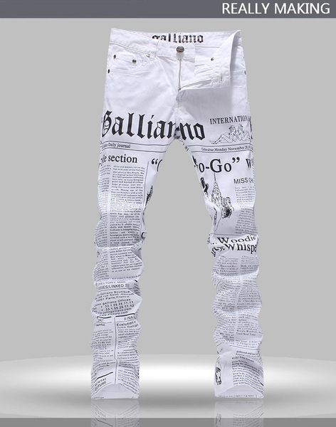 wholesale-men's john males galliano punk rock nightclub ds dj newspaper printed pattern slim jeans motorcycle jeans, Blue
wholesale-men's john males galliano punk rock nightclub ds dj newspaper printed pattern slim jeans motorcycle jeans, Blue
