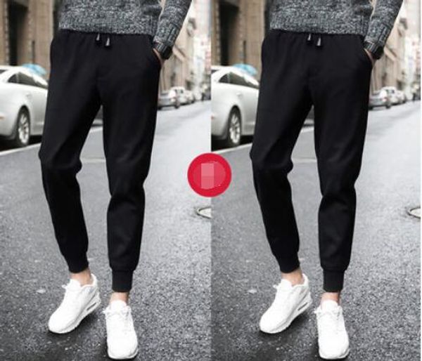men's trousers new spring 2017 sweatpants han edition cultivate one's morality and feet pants men's casual pants haroun pants, Black
men's trousers new spring 2017 sweatpants han edition cultivate one's morality and feet pants men's casual pants haroun pants, Black