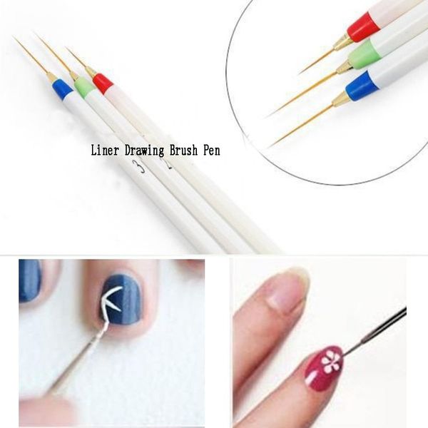 wholesale- good quality 3pcs fashion nail art acrylic tips liner drawing brush pen plastic beauty nail brush personal nail care pens tool, Yellow
wholesale- good quality 3pcs fashion nail art acrylic tips liner drawing brush pen plastic beauty nail brush personal nail care pens tool, Yellow