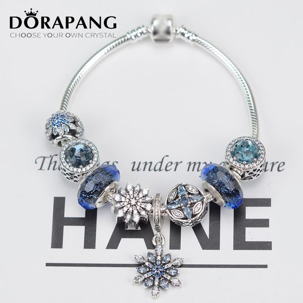 dorapang 925 sterling silver bracelet snowflakes pendant radiant heart beads collocations set suitable fit women diy bangles send the boxs, Black
dorapang 925 sterling silver bracelet snowflakes pendant radiant heart beads collocations set suitable fit women diy bangles send the boxs, Black