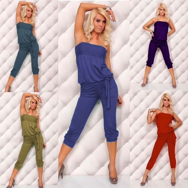wholesale- womens casual jumper 3f4052 fashion lady's babydoll strapless jumpsuit, Black;white
wholesale- womens casual jumper 3f4052 fashion lady's babydoll strapless jumpsuit, Black;white