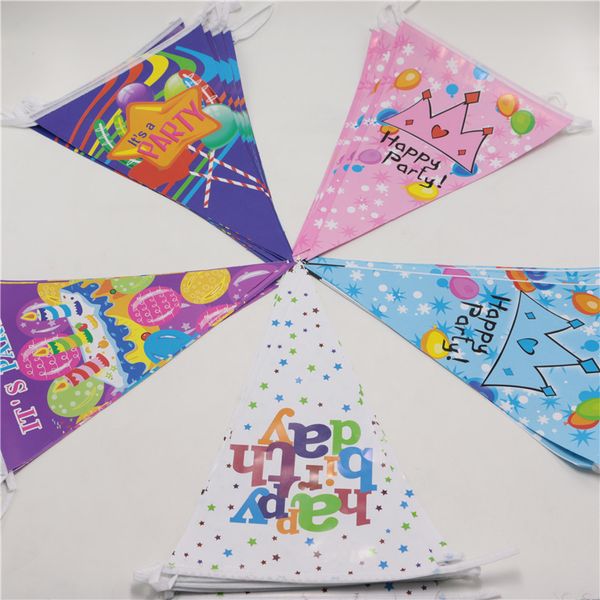 wholesale- wholesale lovely happy birthday party decoration for kids boys girls baby supplies favor 1 banner include 10 flags 2.5m festival
wholesale- wholesale lovely happy birthday party decoration for kids boys girls baby supplies favor 1 banner include 10 flags 2.5m festival