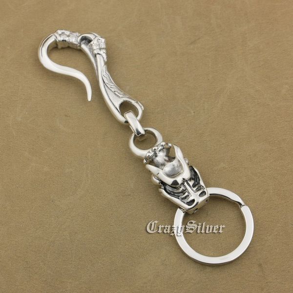 linsion 925 sterling silver dragon claw hook mens biker rock punk keychain 8j024, Slivery;golden
linsion 925 sterling silver dragon claw hook mens biker rock punk keychain 8j024, Slivery;golden