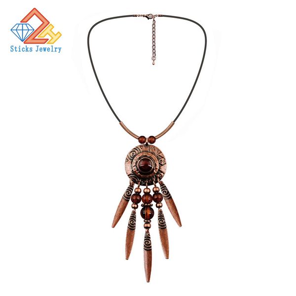 trendy african beads jewelry latest exquisite pendant necklace leather rope tassel necklace wholesale fashion jewelry, Silver
trendy african beads jewelry latest exquisite pendant necklace leather rope tassel necklace wholesale fashion jewelry, Silver