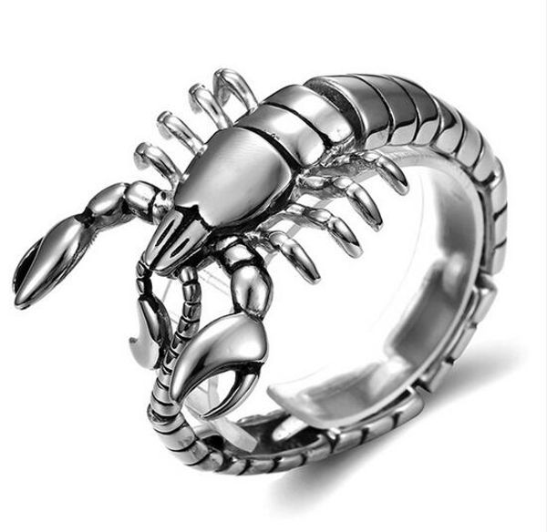 2017 new fashion cool mens silver tone gothic style stainless steel scorpion bracelet bangle for gifts jewelry 47mm 8.35'' never f, Black
2017 new fashion cool mens silver tone gothic style stainless steel scorpion bracelet bangle for gifts jewelry 47mm 8.35'' never f, Black