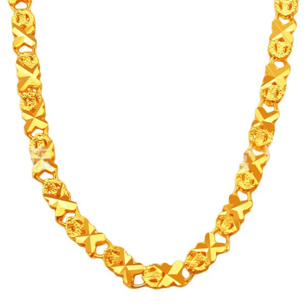 womens collar chain solid necklace 18k yellow gold filled fashion 18 inches vintage accessories gift, Silver
womens collar chain solid necklace 18k yellow gold filled fashion 18 inches vintage accessories gift, Silver