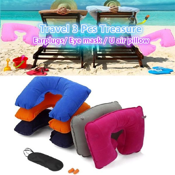 wholesale- factory price 3in1 travel office set inflatable u shaped neck pillow air cushion + sleeping eye mask eyeshade + earplugs 1953
wholesale- factory price 3in1 travel office set inflatable u shaped neck pillow air cushion + sleeping eye mask eyeshade + earplugs 1953