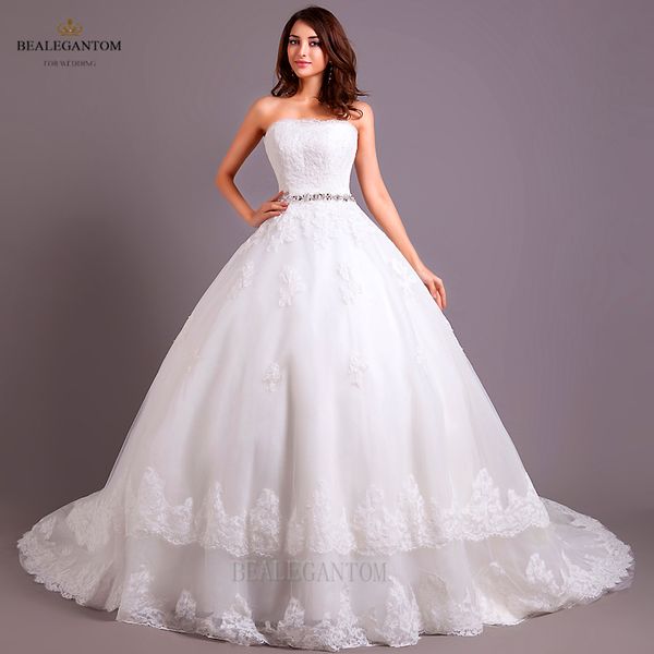 2017 new real p white lace ball gown wedding dresses organza appliques beaded vintage plus size bridal gowns bm27
2017 new real p white lace ball gown wedding dresses organza appliques beaded vintage plus size bridal gowns bm27