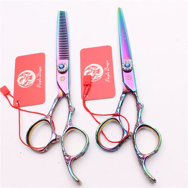 6" japan 440c multicolor professional human hair scissors cutting or thinning shears or set reguler barber"s hairdressing style to
6" japan 440c multicolor professional human hair scissors cutting or thinning shears or set reguler barber"s hairdressing style to
