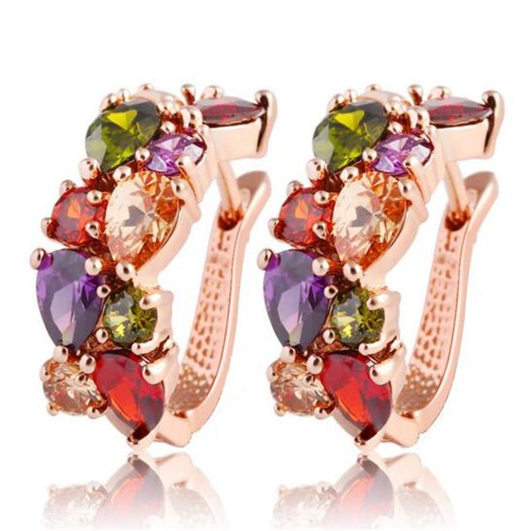 colorful crystal earring rose gold plated diamond colorful cubic zircon hoop earrings european style jewelry christmas gift for women, Golden
colorful crystal earring rose gold plated diamond colorful cubic zircon hoop earrings european style jewelry christmas gift for women, Golden