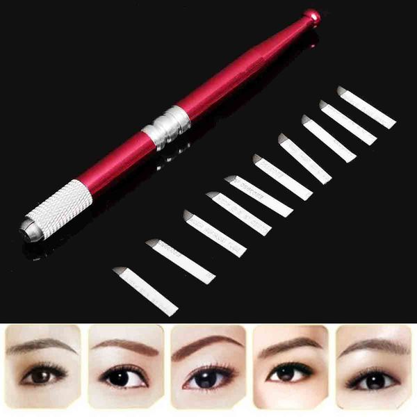 wholesale-1pcs embroidery eyebrow tattoo manual pen + 10pcs 7 needle eyebrow microblading new professional tattoo eyebrow supply kit
wholesale-1pcs embroidery eyebrow tattoo manual pen + 10pcs 7 needle eyebrow microblading new professional tattoo eyebrow supply kit
