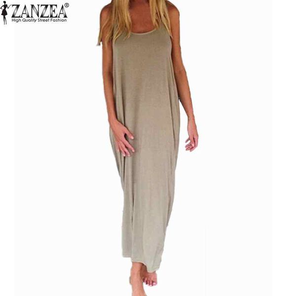 wholesale- zanzea brand vestidos women fashion casual loose solid dress sleeveless backless long maxi beach dresses plus size, White;black
wholesale- zanzea brand vestidos women fashion casual loose solid dress sleeveless backless long maxi beach dresses plus size, White;black